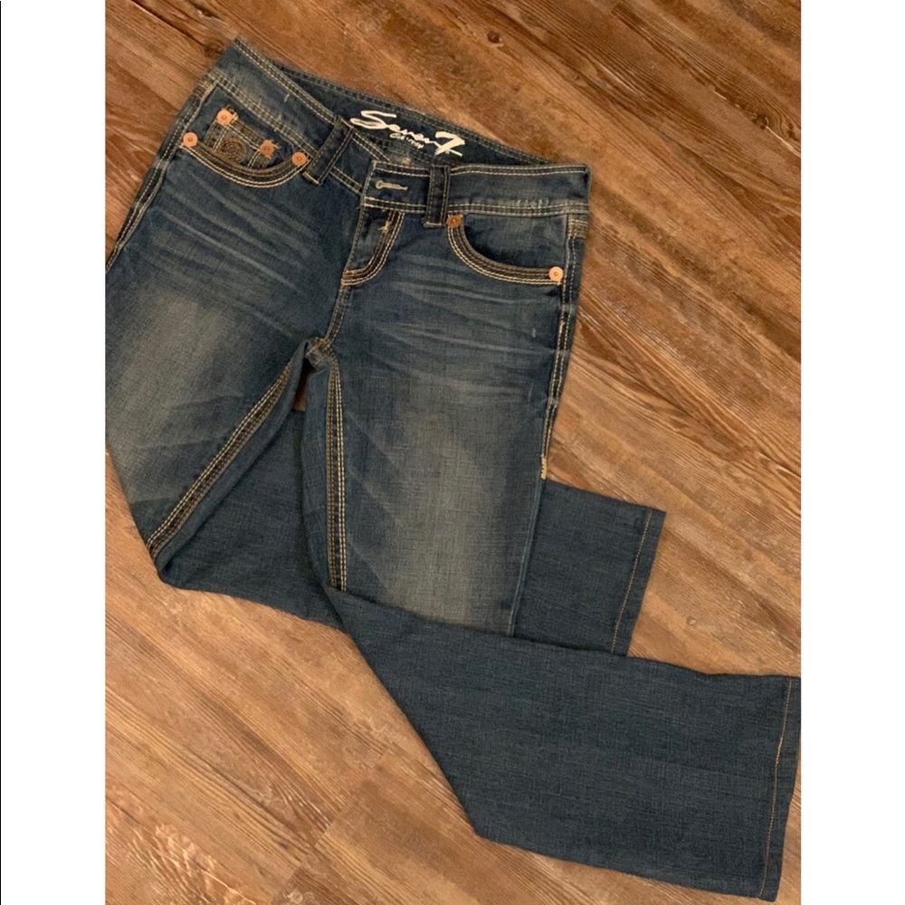 Seven for all Mankind bootcut Jeans, hemmed